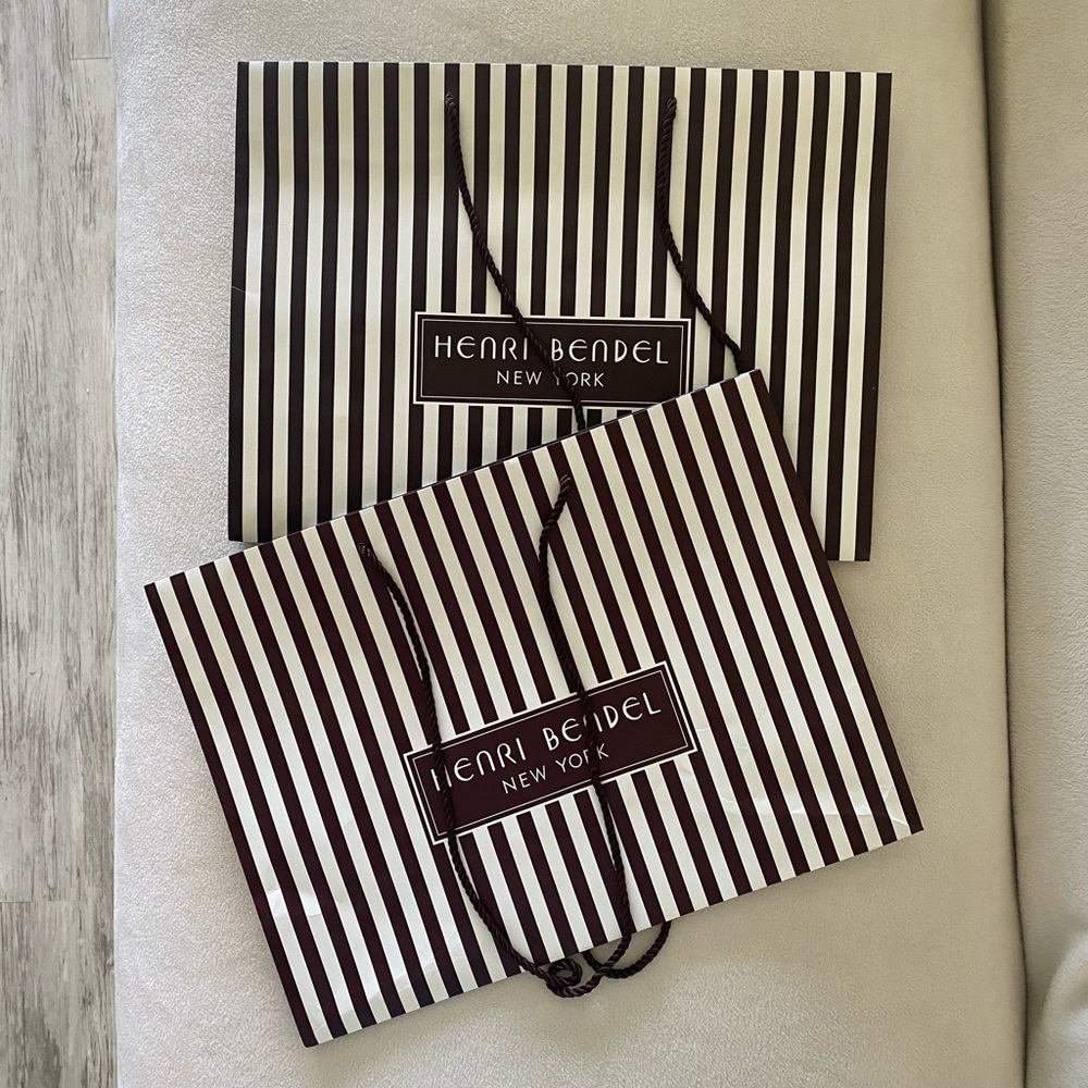 2 Henri Bender Shopping Bags (M)